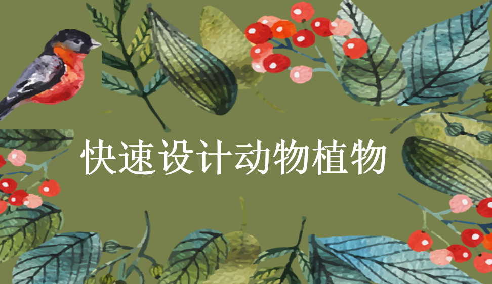 快速設(shè)計動物植物